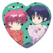 SYNC-RNMHKB-I らんま1/2 ハート型缶バッジ I. らんま&あかね