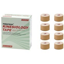 キネシオロジーテープ ソフトタイプ テーピングテープ 3.75CMX5M（8巻入り）
