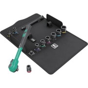 005540 [Wera 8010Bサイクロップコンフォートラチェットセット反転レバー、 9.5ミリ]