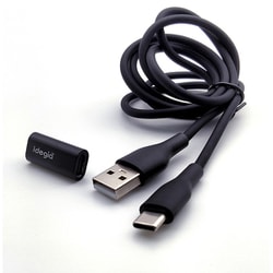 L型 USB変換コネクタ USB Type-C to USB Type-C シリコンケーブル（USB-A/USB Type-C）付き X-346