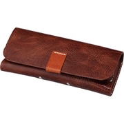 094320 [パール メガネケース HFD-18 BR本革]