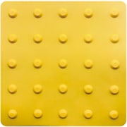102021 [緑十字 点字タイル（屋内外兼用） 警告（点状） 300×300mm]