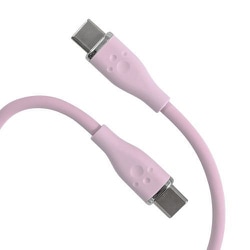 ALG-P560WSCCC20PP [PS5用 60W対応シリコンケーブル USB Type C to C 2m パープル]