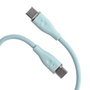 ALG-P560WSCCC20SBL [PS5用 60W対応シリコンケーブル USB Type C to C 2m スカイブルー]