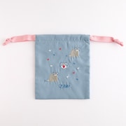 刺繍巾着 マヌルネコ AD-055