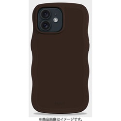 16479 [Wavy Case 耐衝撃 iPhone 12/12 Pro用 ケース Chocolate]