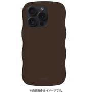 16480 [Wavy Case 耐衝撃 iPhone 14 Pro用 ケース Chocolate]