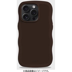 16482 [Wavy Case 耐衝撃 iPhone 15 Pro用 ケース Chocolate]
