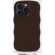 16482 [Wavy Case 耐衝撃 iPhone 15 Pro用 ケース Chocolate]