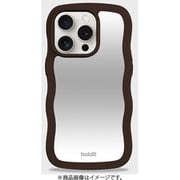 16438 [Wavy Case ミラー耐衝撃 iPhone 12/12 Pro用 ケース Chocolate/Mirror]
