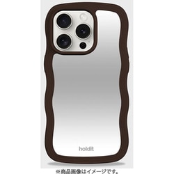 16440 [Wavy Case ミラー耐衝撃 iPhone 14 Pro MAX用 ケース Chocolate/Mirror]