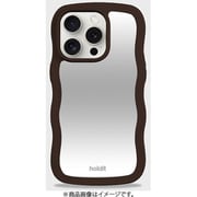 16440 [Wavy Case ミラー耐衝撃 iPhone 14 Pro MAX用 ケース Chocolate/Mirror]
