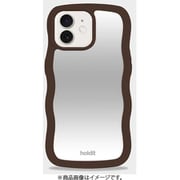 16443 [Wavy Case ミラー耐衝撃 iPhone 16e/15/14/13用 ケース Chocolate/Mirror]