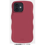 16420 [Wavy Case 耐衝撃 iPhone 12/12 Pro用 ケース Red Velvet]
