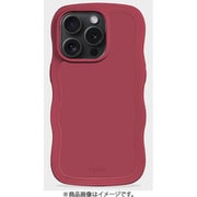 16422 [Wavy Case 耐衝撃 iPhone 14 Pro MAX用 ケース Red Velvet]
