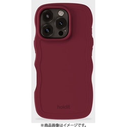 16427 [Wavy Case 耐衝撃 iPhone 16 Pro用 ケース Red Velvet]