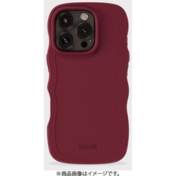 16428 [Wavy Case 耐衝撃 iPhone 16 Pro MAX用 ケース Red Velvet]