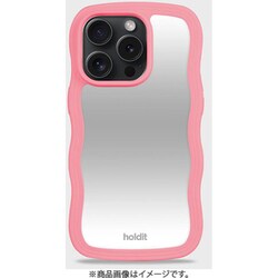 16405 [Wavy Case ミラー耐衝撃 iPhone 14 Pro用 ケース Rouge Pink/Mirror]