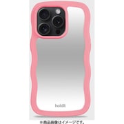 16405 [Wavy Case ミラー耐衝撃 iPhone 14 Pro用 ケース Rouge Pink/Mirror]