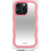 16406 [Wavy Case ミラー耐衝撃 iPhone 14 Pro MAX用 ケース Rouge Pink/Mirror]