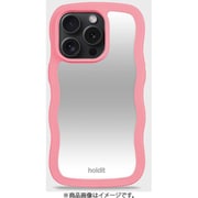 16407 [Wavy Case ミラー耐衝撃 iPhone 15 Pro用 ケース Rouge Pink/Mirror]