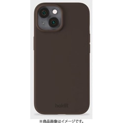 16370 [ソフトタッチシリコーンケース iPhone 15用 Chocolate]