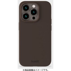 16471 [ソフトタッチシリコーンケース iPhone 15 Pro用 Chocolate]