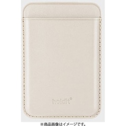 16344 [Card Holder MagSafe対応カードポケット Light Beige]