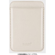 16344 [Card Holder MagSafe対応カードポケット Light Beige]