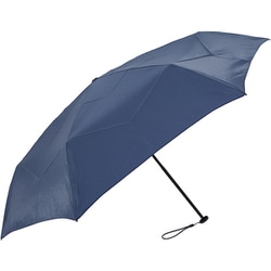 形状安定カーボン折畳み雨傘 親骨55cm 6本骨 ネイビー MEX55XT-063UI-navy