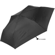 MEX50GW-063UI-black [超軽量カーボン折りたたみ雨傘 チェック柄50cm 6本骨 ブラック]
