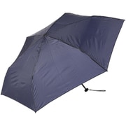 MEX50GW-063UI-navy [超軽量カーボン折りたたみ雨傘 チェック柄50cm 6本骨 ネイビー]