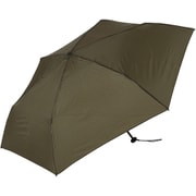 MEX50GW-063UI-khaki [超軽量カーボン折りたたみ雨傘 チェック柄50cm 6本骨 カーキ]