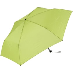 超軽量カーボン折りたたみ雨傘 チェック柄60cm 6本骨 ライトグリーン MEX60GW-063UI-green