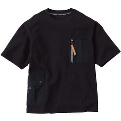 1305-53-4-4L [G.G. 1305-53 半袖Tシャツ ブラック 4L]