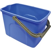 緑十字 角バケツ 10L ブルー 200×305×210mm ポリプロピレン UP-4390 146139