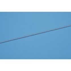 170042 [緑十字 ボールチェーン（玉鎖） 2.5mmΦ×2m 真ちゅうクロームメッキ製 玉鎖M-2M]