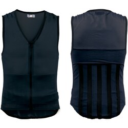 242018 [緑十字 アシストベスト LLサイズ ブラック 日本製 男女兼用]