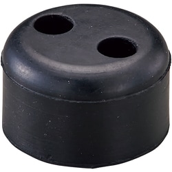 緑十字 衝突防止用ゴム 黒 50mmΦ×30mm 246172