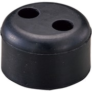緑十字 衝突防止用ゴム 黒 50mmΦ×30mm 246172
