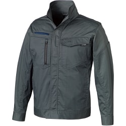 256841-48-LL [クロダルマ 長袖ジャンパー チャコールグレー LL]