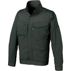 256851-81-4L [クロダルマ 長袖ジャンパー ダークグリーン 4L]