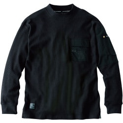 4475-52-4-M [G.G. 4475-52 長袖Tシャツ（胸ポケット） ブラック M]