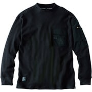 4475-52-4-M [G.G. 4475-52 長袖Tシャツ（胸ポケット） ブラック M]