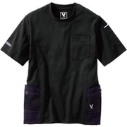 715-M-20 [VILEA ユーティリティ半袖Tシャツ M ブラック]