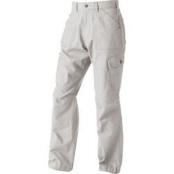 804005-818-S [CHUSAN ドビーストレッチ・ワイドカーゴパンツ10ポケット アッシュ・グレー S]