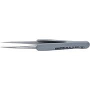 9221-12ESD [KNIPEX ラバーハンドル付き精密ピンセット 先細 112ММ]
