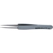 9221-14ESD [KNIPEX ラバーハンドル付き精密ピンセット 先丸 130ММ]