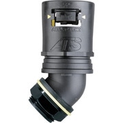 AT16/M16/45/BLY [アダプタフレックス 防水フレキコネクタ Adaptalok ATS 45°エルボ 16サイズ 用 M16おねじ付き ロックナット付属]