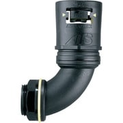 AT28/M25/C90/BLY [アダプタフレックス 防水フレキコネクタ Adaptalok ATS 90°エルボ 28サイズ 用 M25おねじ付き ロックナット付属]